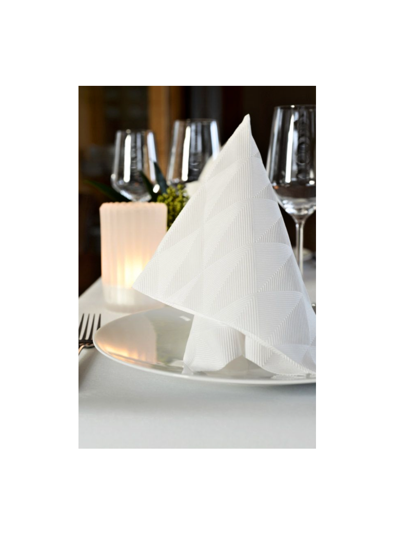 Servetėlė 40x40 cm Elegance Crystal White (40)