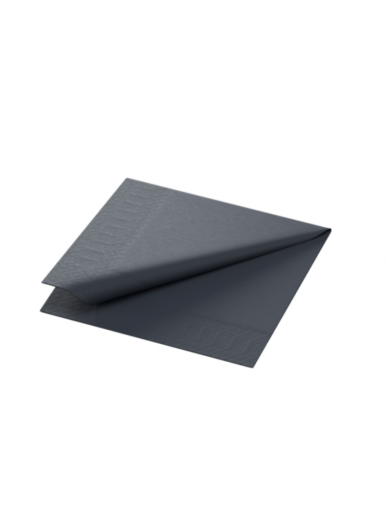 Servetėlės 24 cm, 3 sl, black (250)