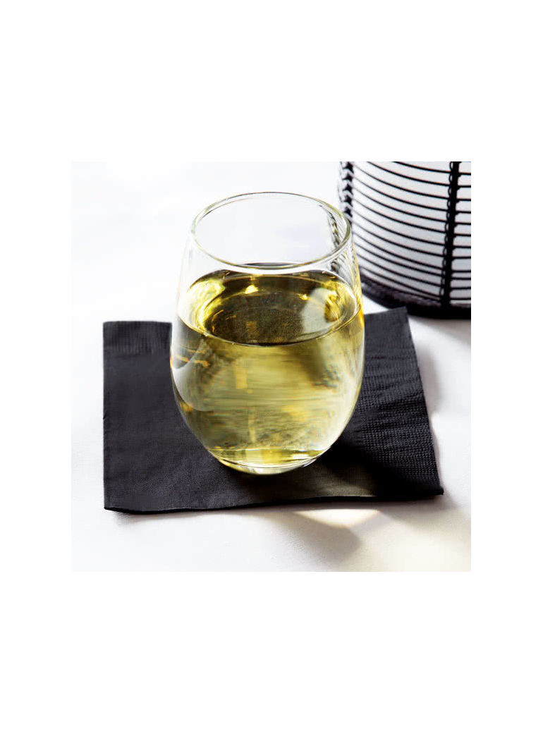 Servetėlės 24 cm, 3 sl, black (250)