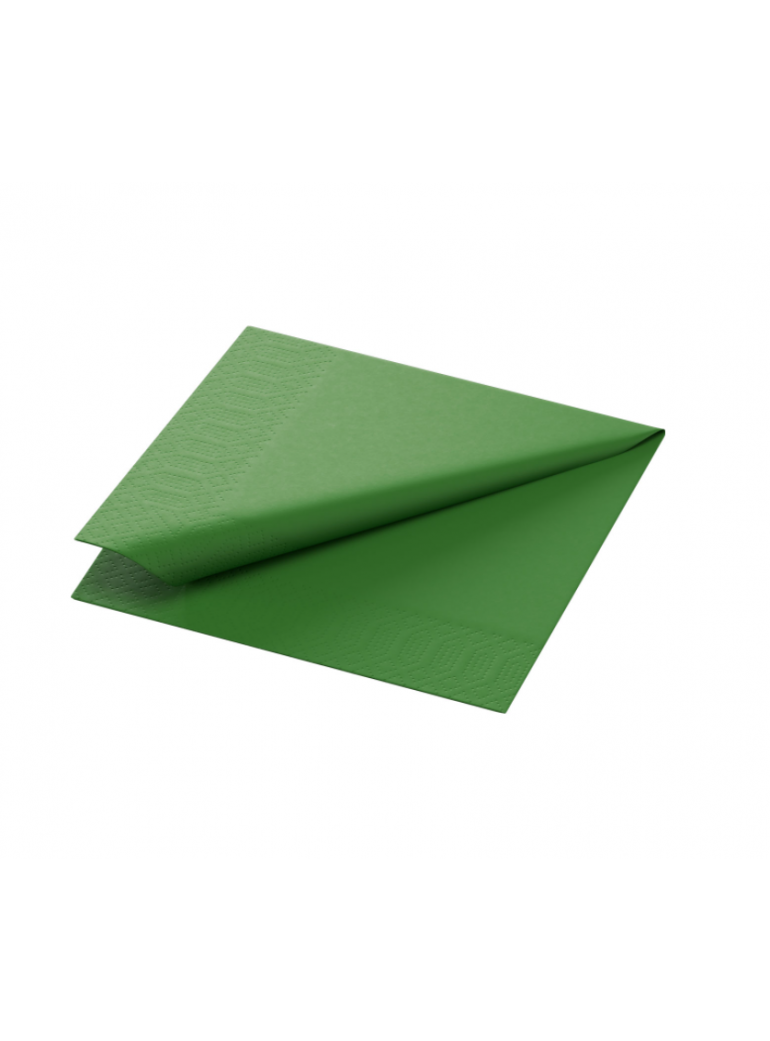 Servetėlės 24 cm, 3 sl, Leaf green (250)
