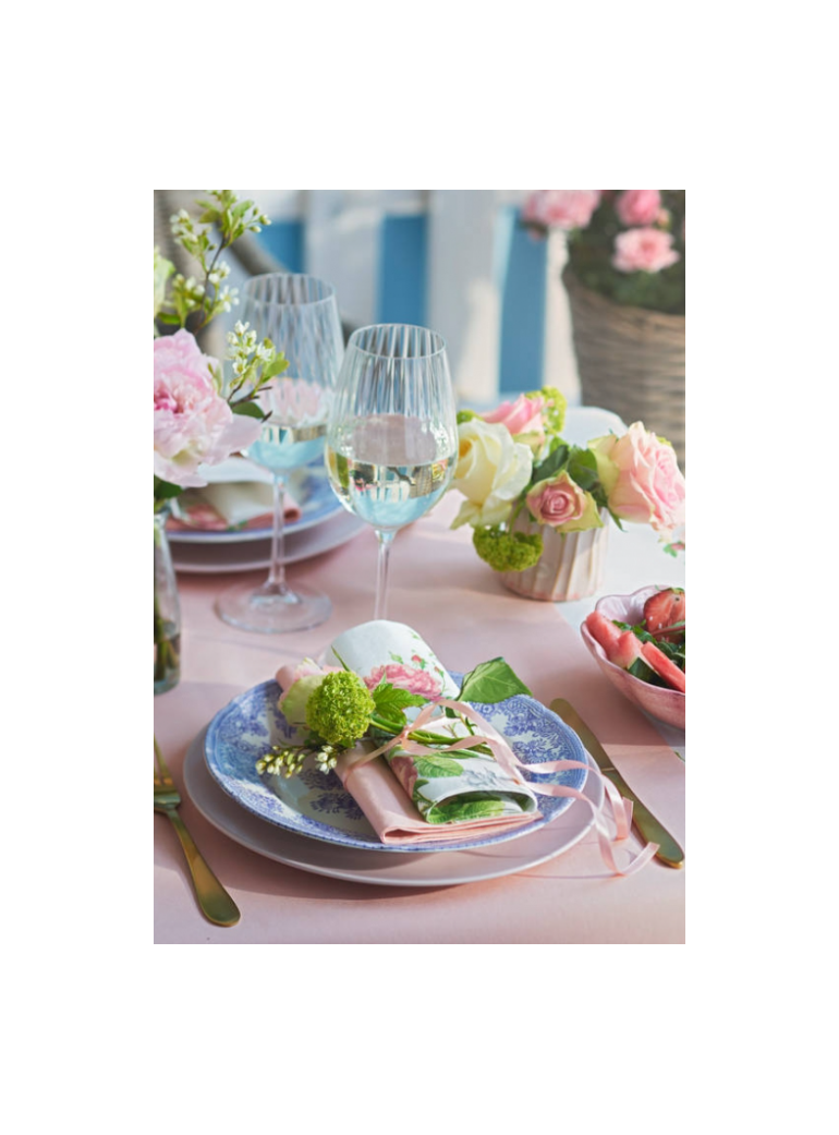 Servetėlės 24 cm, 3 sl, mellow rose (250)