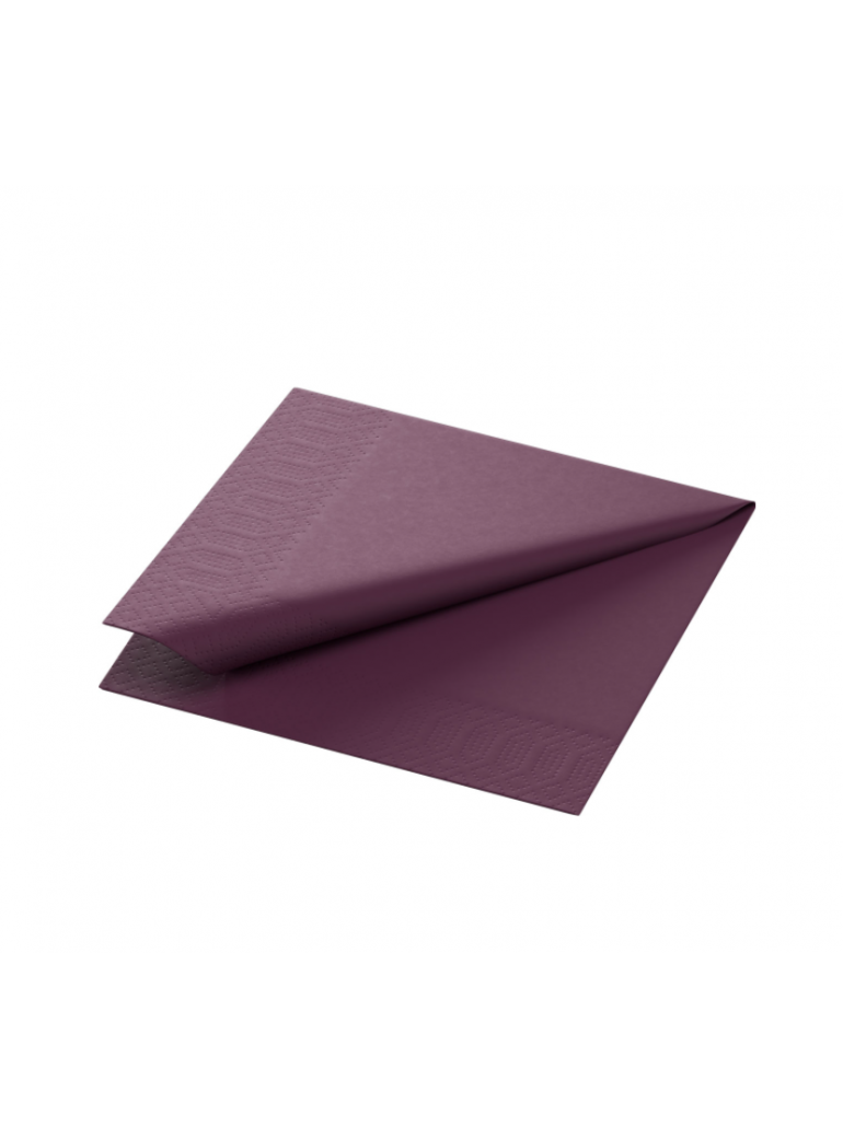 Servetėlės 24 cm, 3 sl, plum (250)