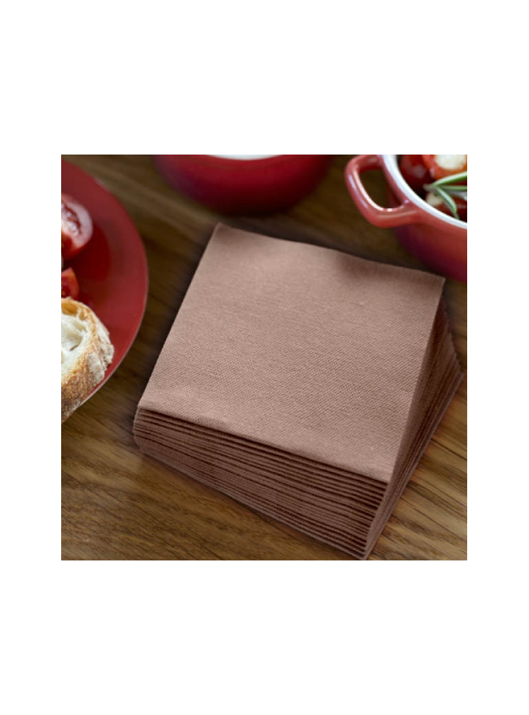 Servetėlės 33 cm 2 sl. chestnut (125)