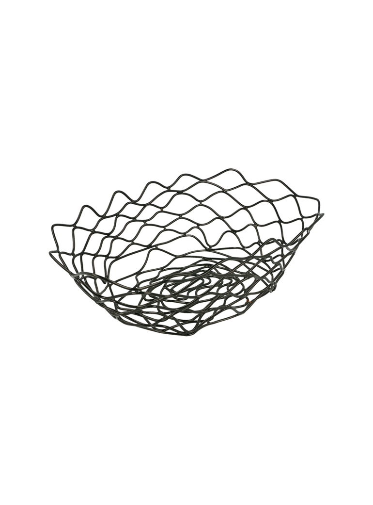Krepšelis pateikimui 24 x 15 x 7 cm. F FOOD juodo metal