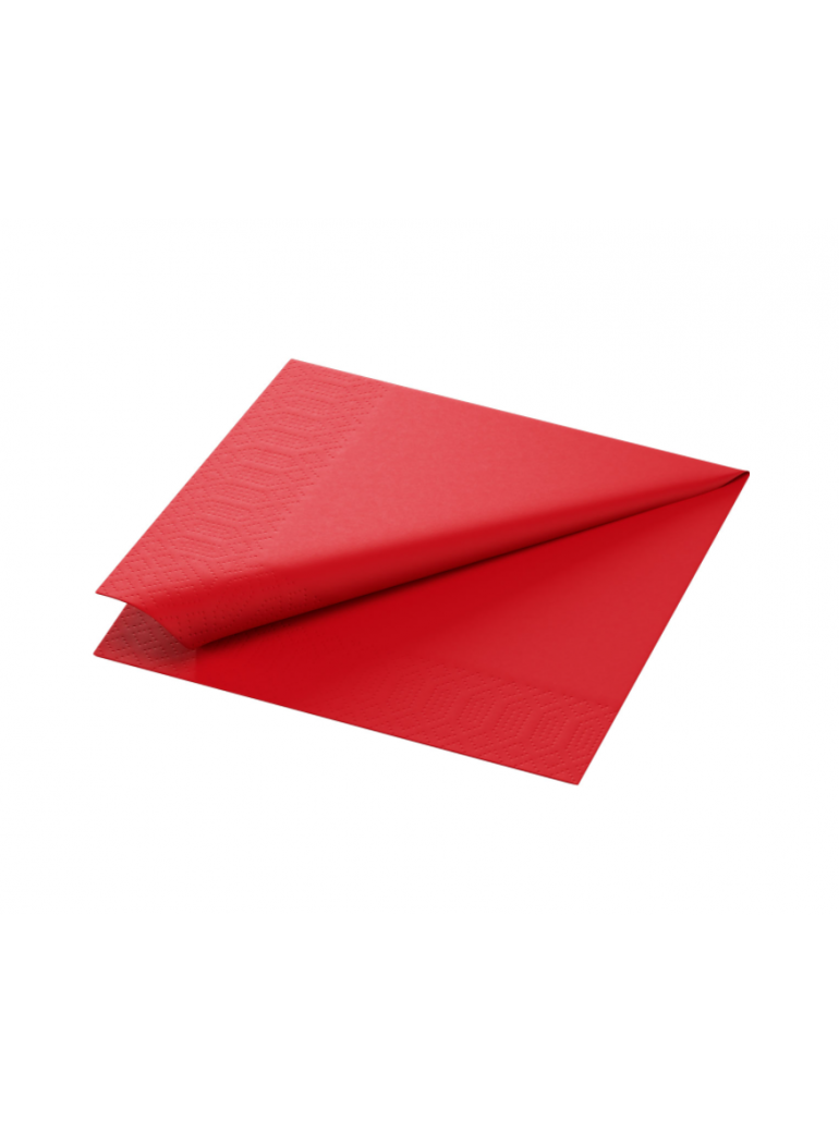 Servetėlės 33 cm 2 sl. raudonos (125)