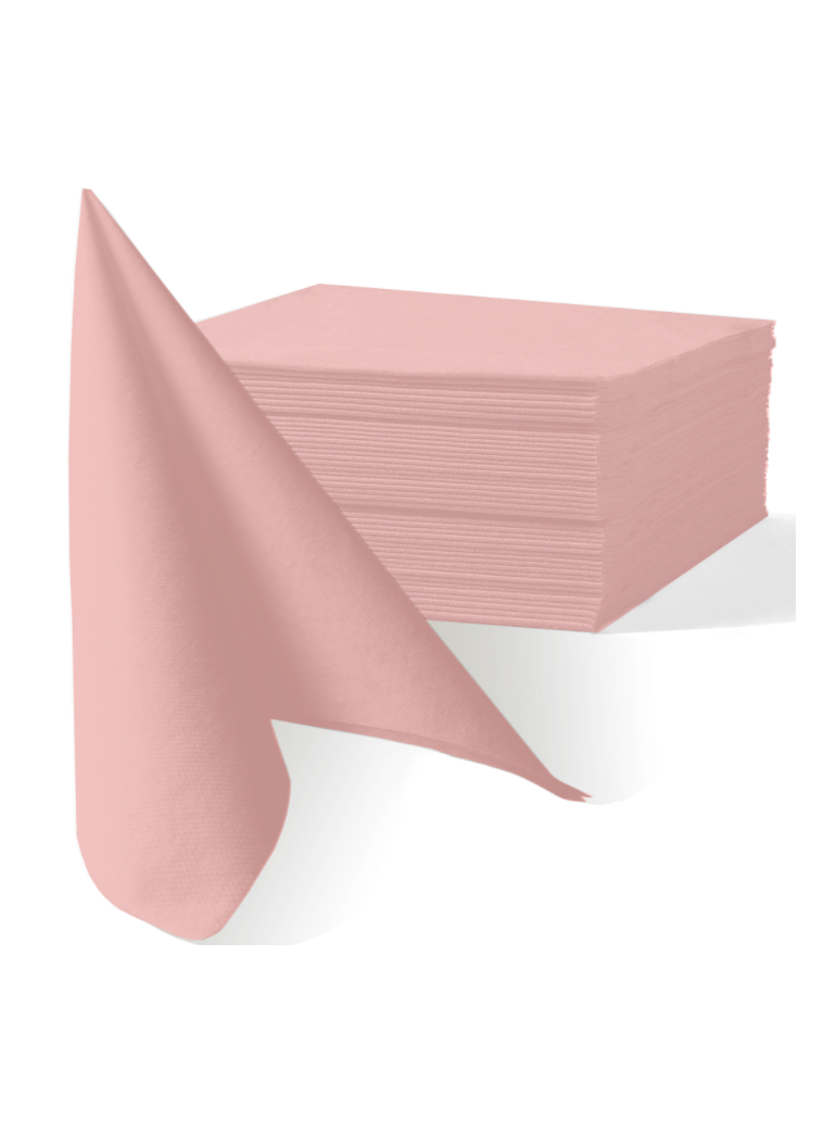 Servetėlės 33 cm 2 sl. ružavos (125)