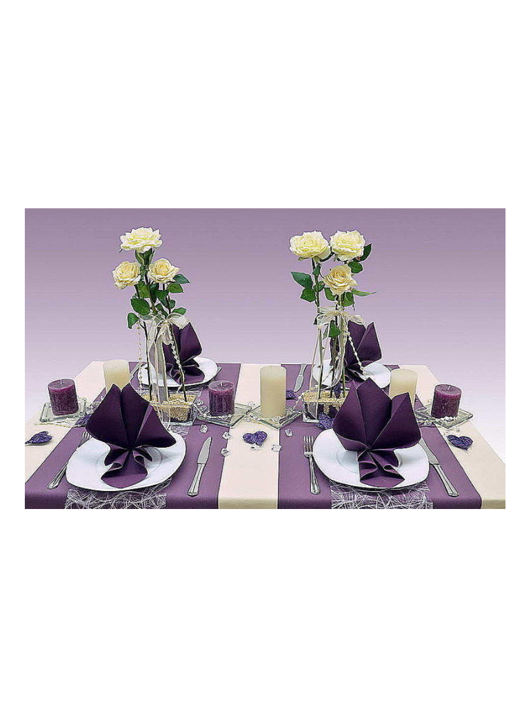 Servetėlės 33 cm 2 sl. violetinė (125)