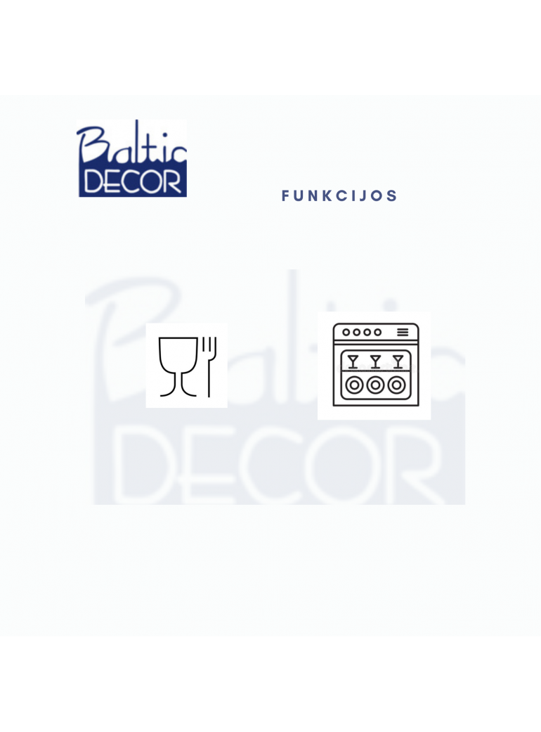 Indas su kraneliu 4 L stiklinis