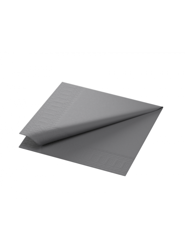 Servetėlės 33x33 cm 3 sl. Granite grey (125)