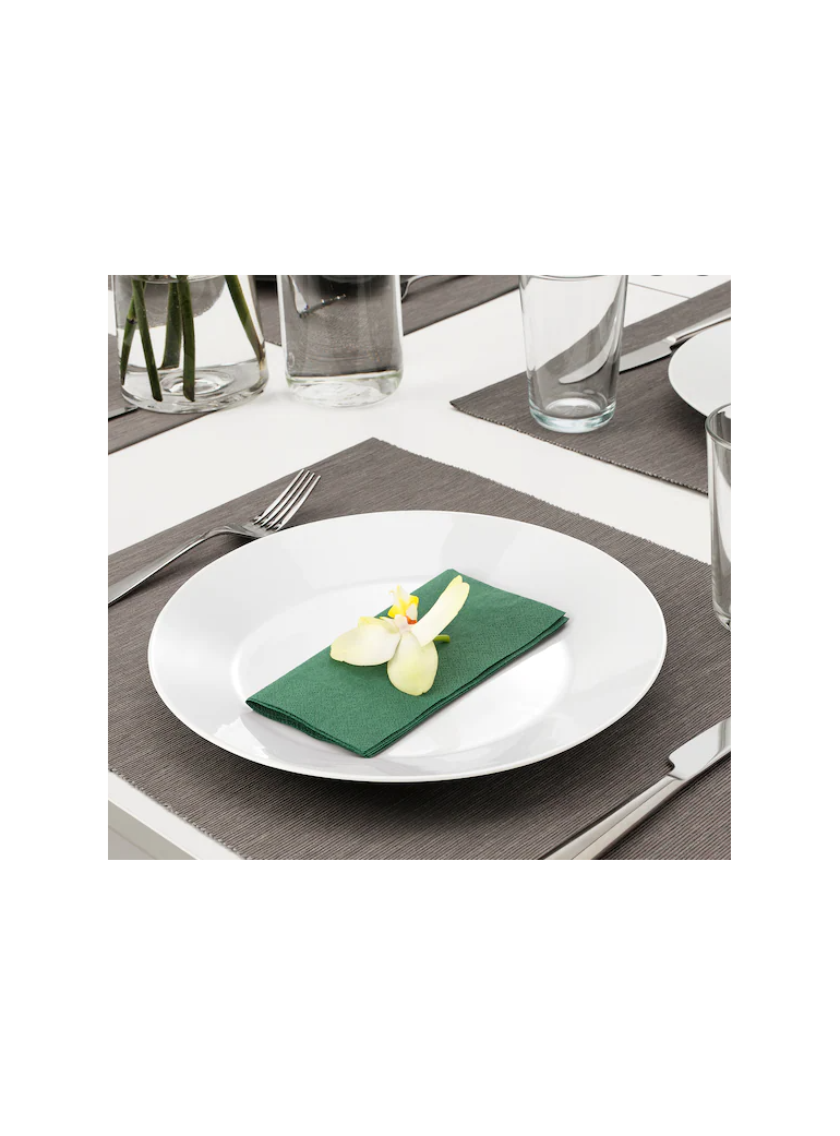 Servetėlės 33x33 cm 3 sl. t.žalios (125)