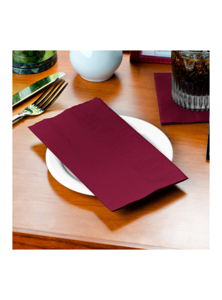 Servetėlės 39 cm DP  bordo (50)