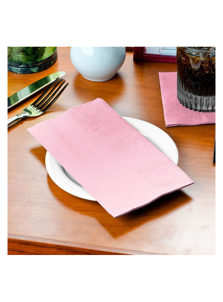 Servetėlės 39 cm DP  ružavos (50)