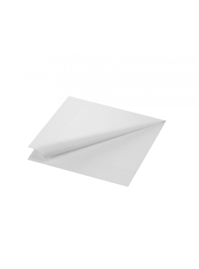 Servetėlės 40x40 cm 3 sl. baltos (125)