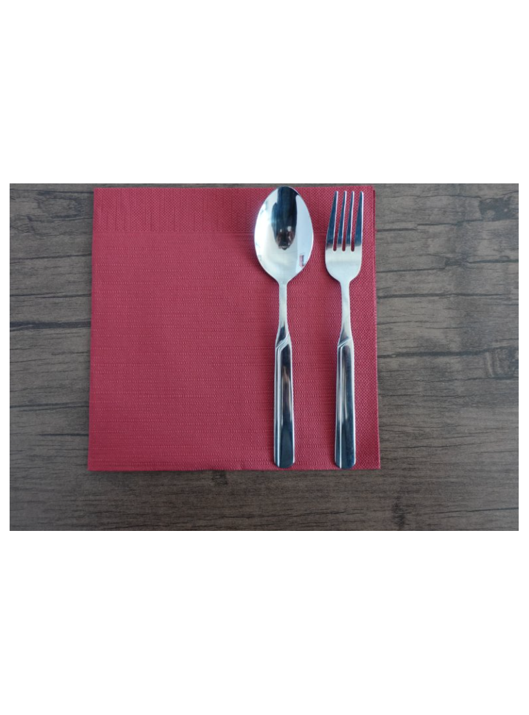 Servetėlės 24 cm 1 sl. bordo (400)