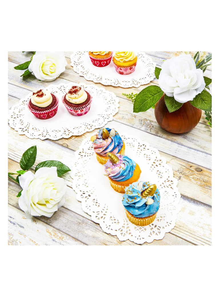 Napkins for the cake, oval, 17x24 cm, (250 pcs.)