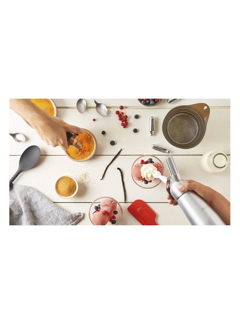 Sifonas grietinėlėi 0,5 l. PROFI n. Plieno