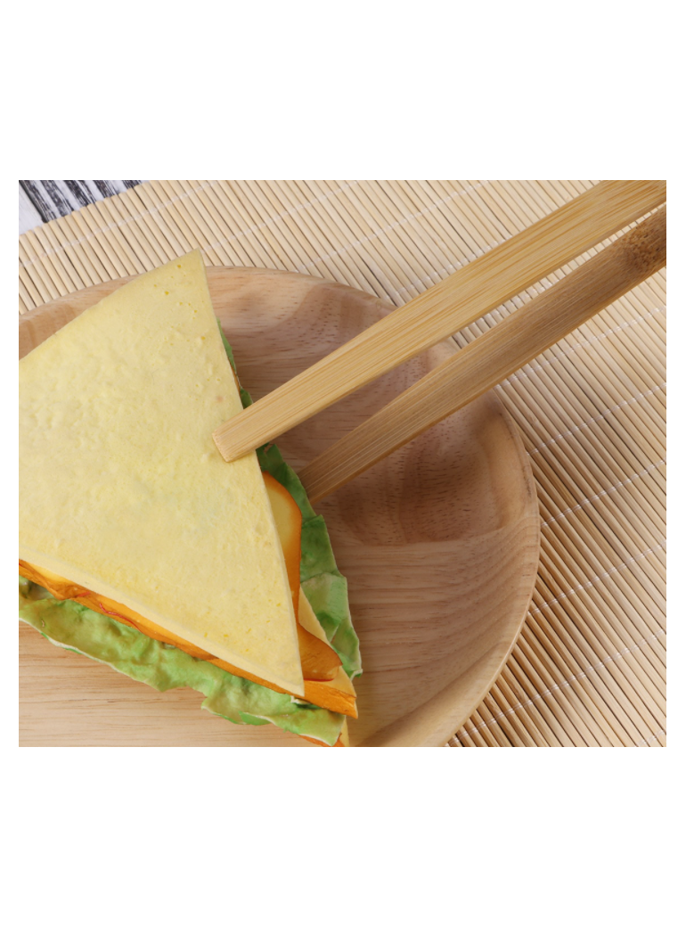 Smeigtukai Tongs bambukiniai 9 cm  (100)