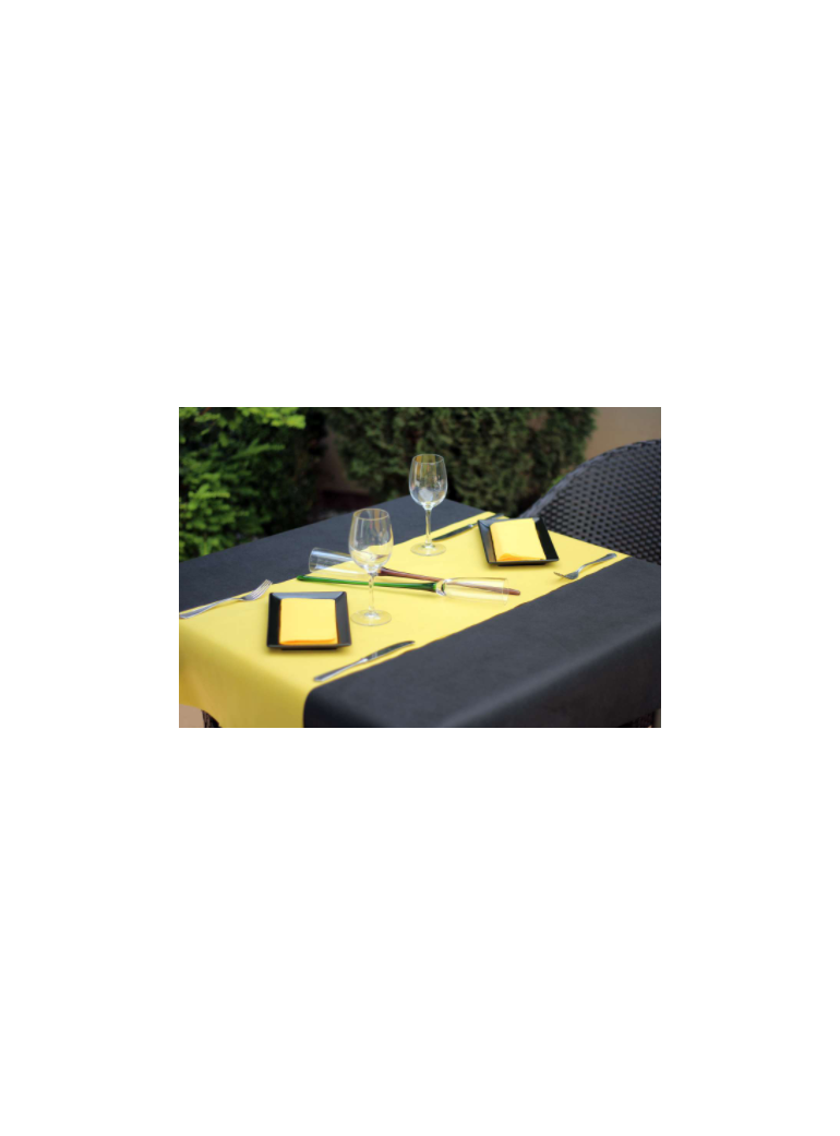 Tablecloth DAMASK 1.18x8 m., yellow (roll)