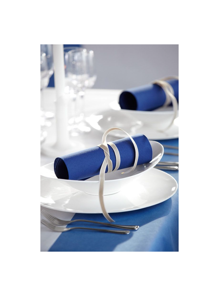 Tablecloth DAMASK 1.18x8 m., blue (roll)