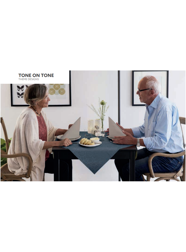 Tablecloth Dunisilk 1.20x25 m CIRCUITS CREAM (roll)