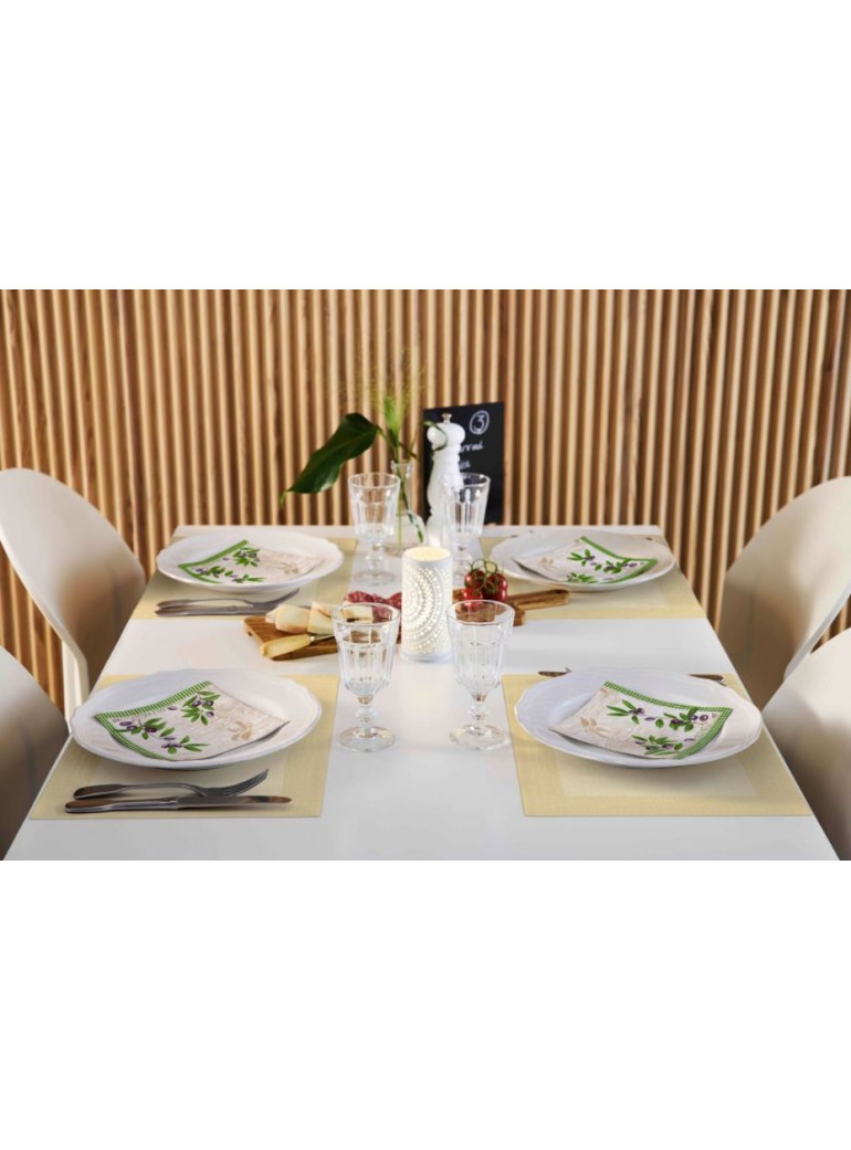 Staltiesė 30x40 cm dcel LINNEA CREAM placem