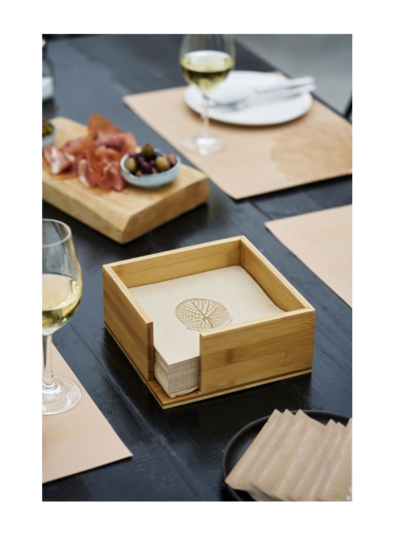 Case (bamboo, 4 parts, 18x18 cm)