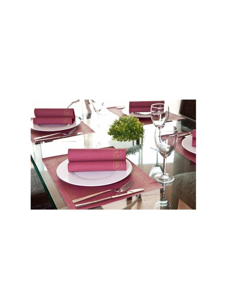 Servetėlės 40 cm DP Persico bordo (50)