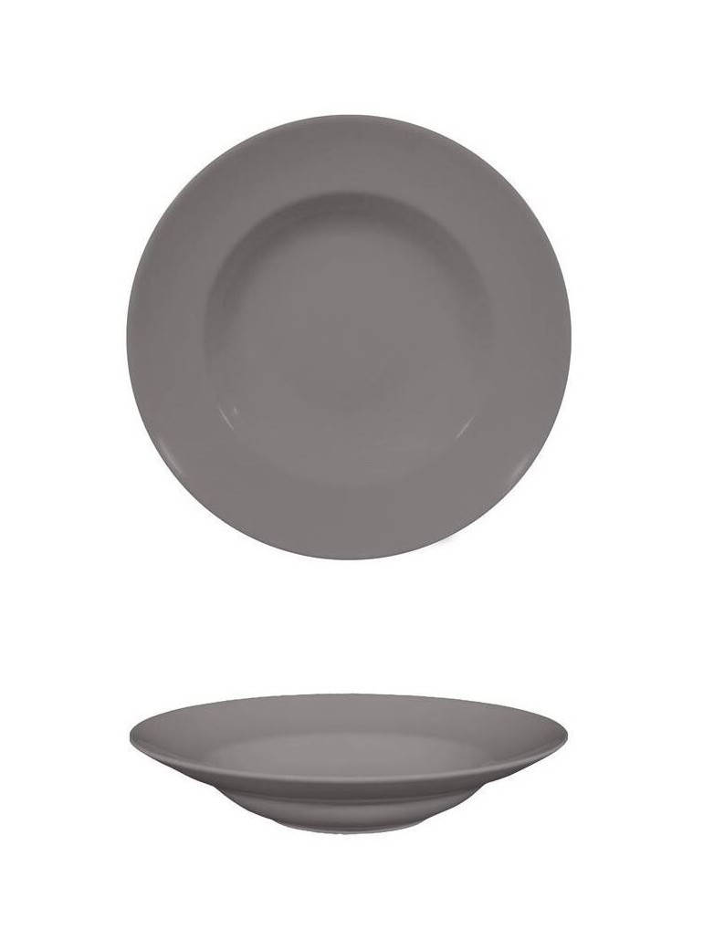 Dubuo Napoli 26,5 cm. pilkas, porcel.