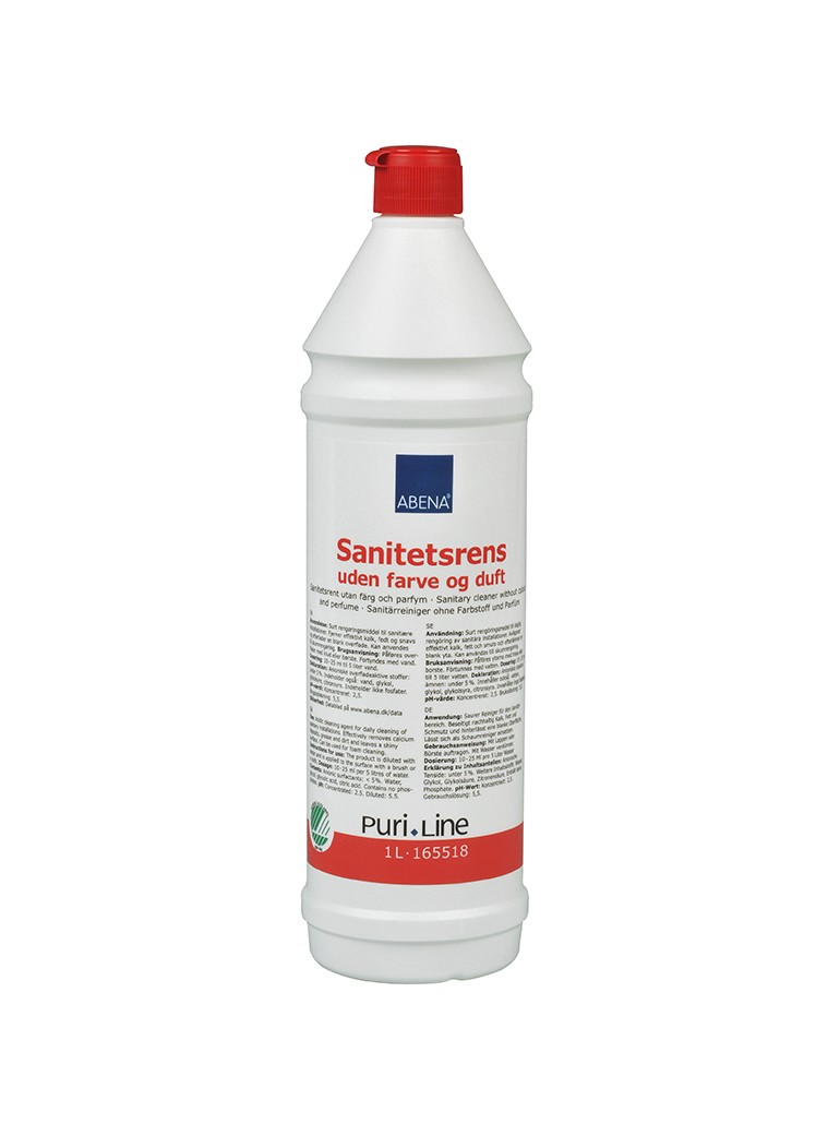Valiklis sanitarinėms patalpoms rūgštinis be kvapo 1 l P Line Valiklis sanitarinėms patalpoms rūgštinis be kvapo 1 l P Line
