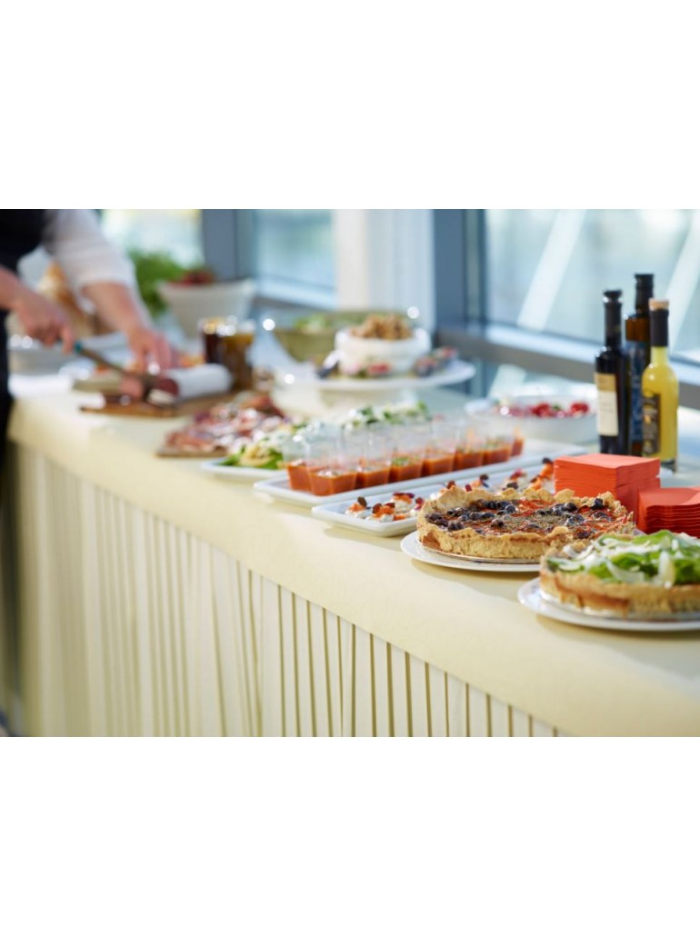 Staltiesė 0.72x4 m gofruota Vanilė