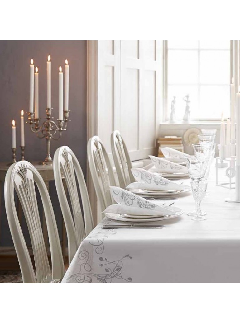 Staltiesė 84x84 cm dcel Lea White