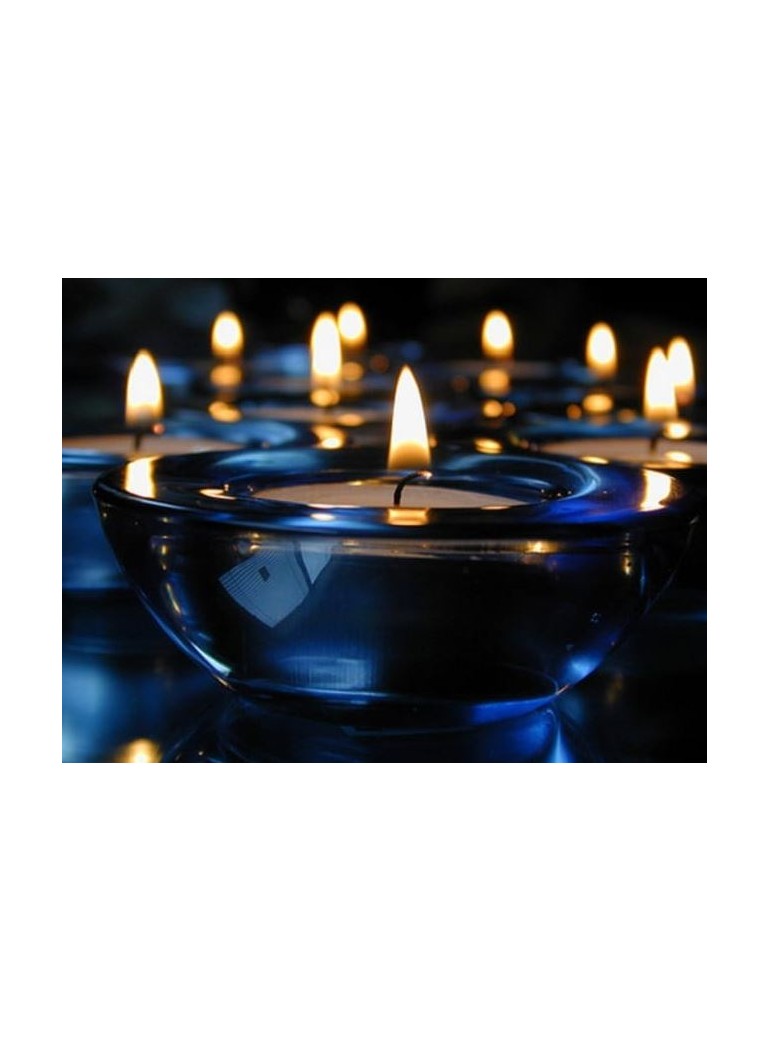 Žvakė plaukiojanti t mėlyna