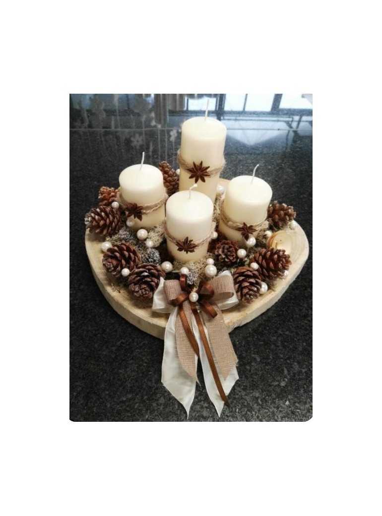 Žvakė cilindras 7x20 cm vanilinė