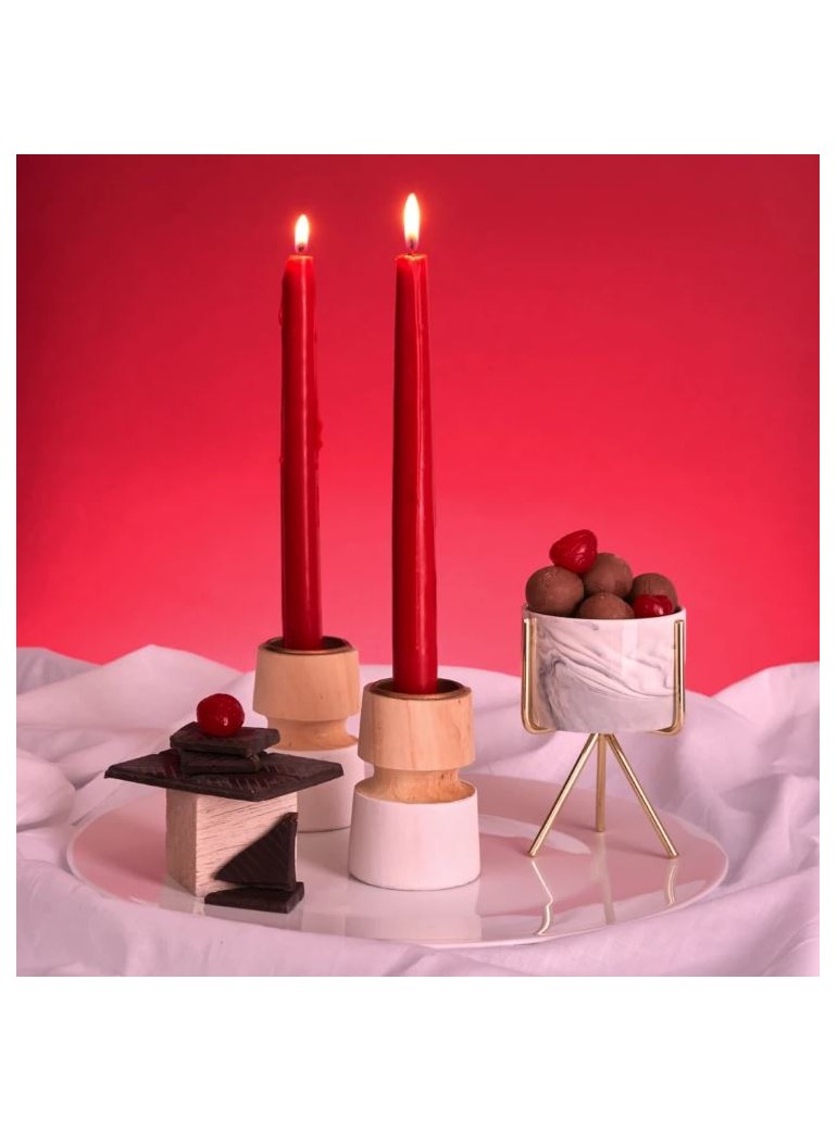 Žvakė 25 cm bordo DUNI