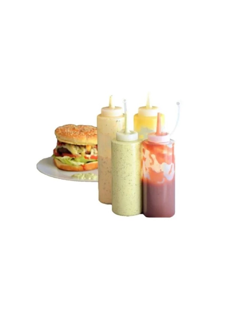 Dispenseris padažams 0.95 l. plastikinis skaidrus