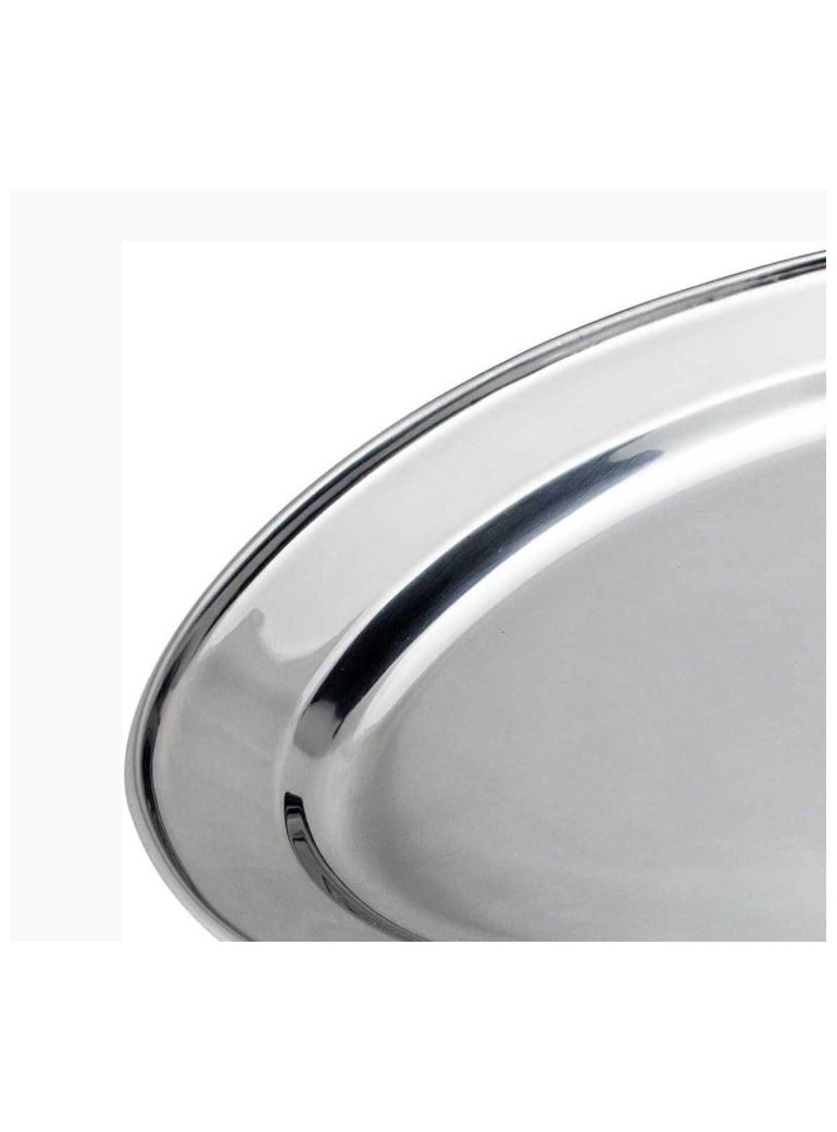 Lėkštė 30.2  cm, ovali, n.plieno