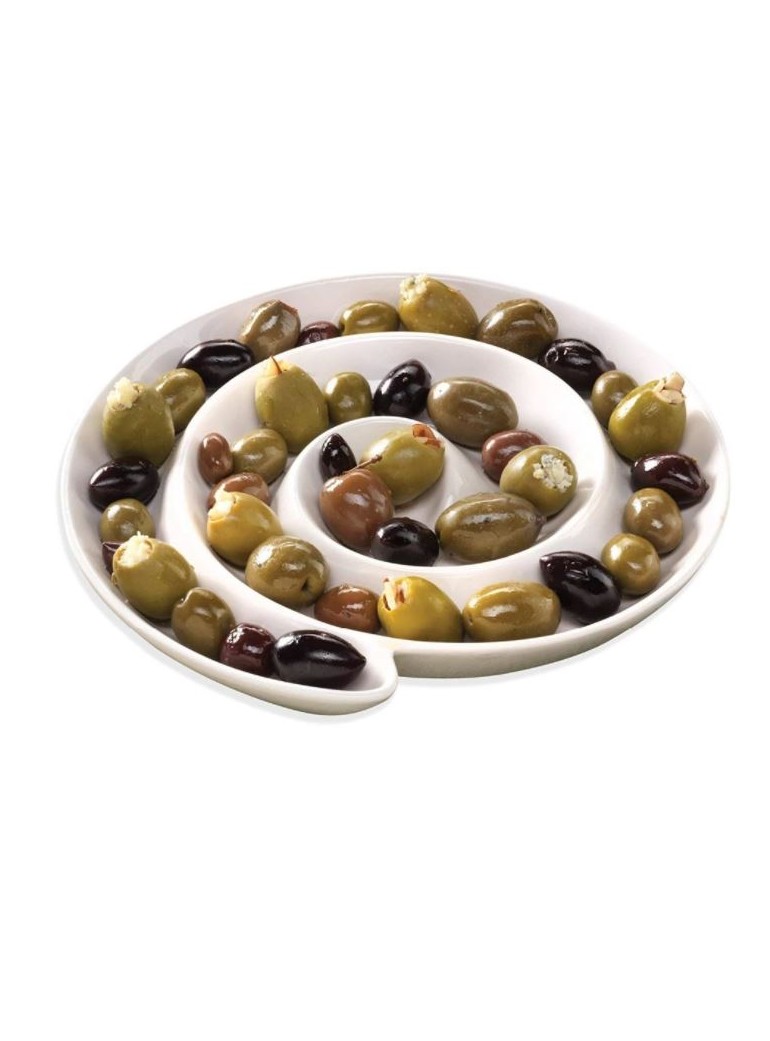 Lėkštutė alyvuogėms D 33 cm. porcel.