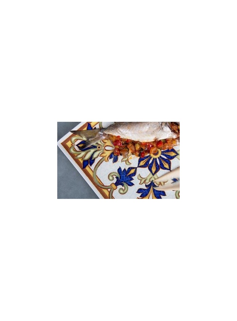 Lėkštė stačiakampė MING II BIZANCIO, 30 x 15 x 2 cm. porcel.