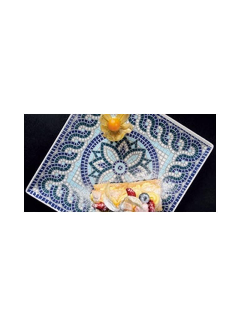 Lėkštė kvadratinė MAYOLICA 26,5 x 26,5 porcel.