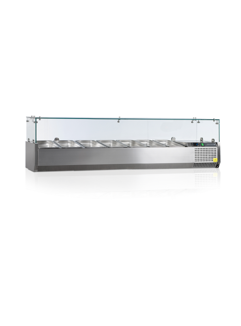 Tefcold ingredient showcase GN 1/3, 1600 mm.