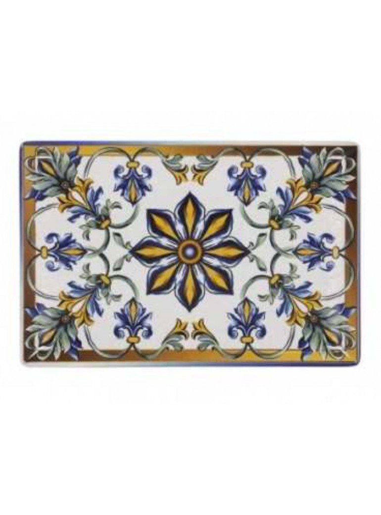 Lėkštė stačiakampė MING II BIZANCIO, 30 x 15 x 2 cm. porcel.