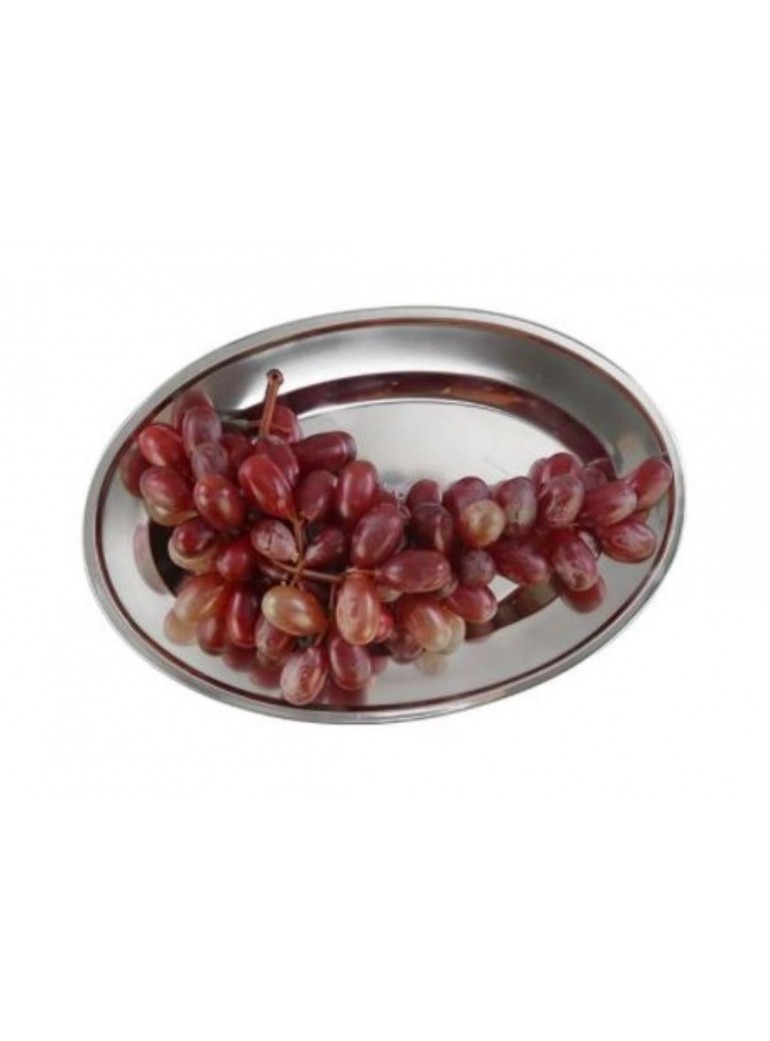 Lėkštė54.5  cm, ovali, n.plieno