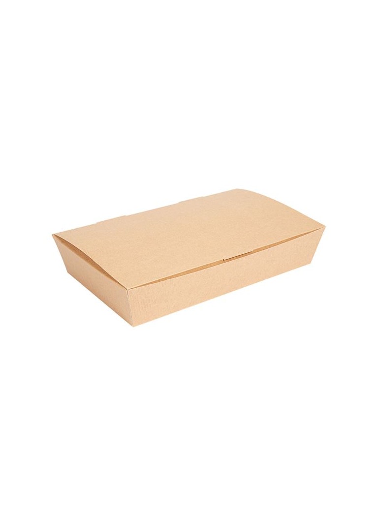 Vienkartinė dėžutė THEPACK (ruda, 27 x 16,5 x 5 cm., 60 vnt.)