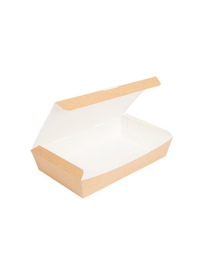 Dėžutė THEPACK (ruda, 27 x 16,5 x 5 cm., 60 vnt.)