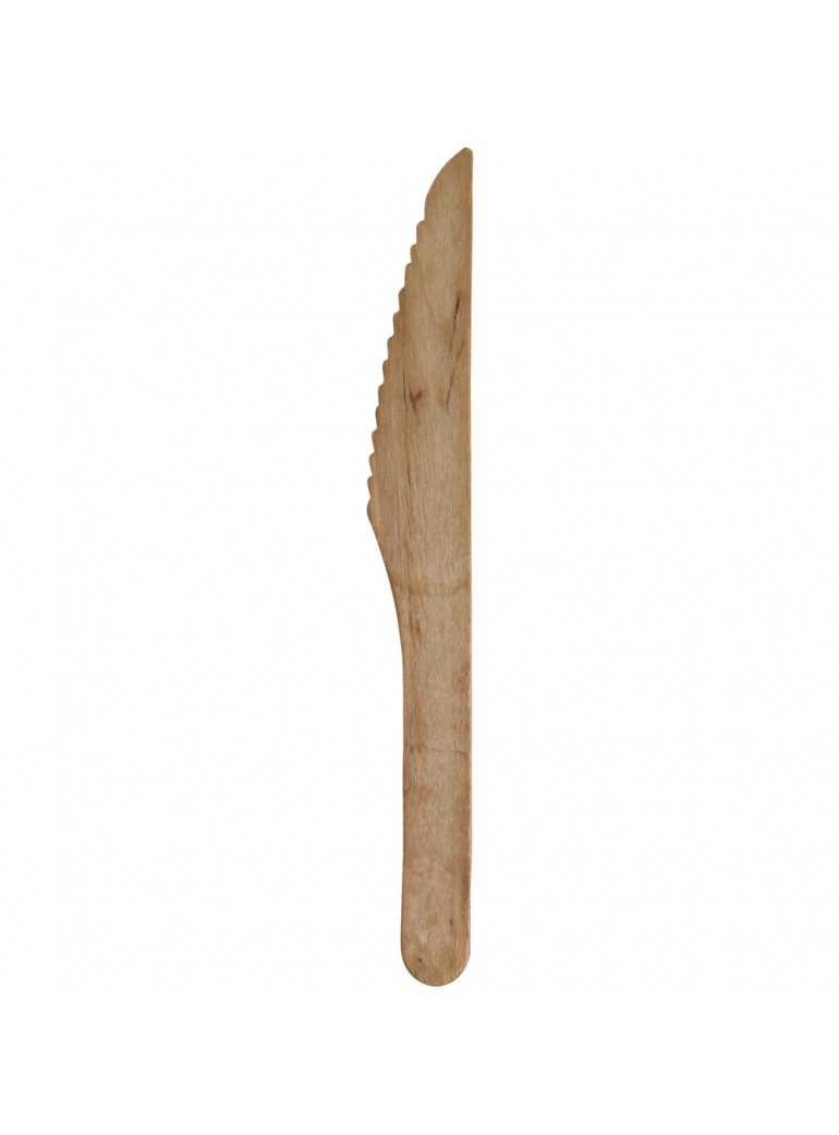 Knife, wooden, hygienic, 16.5 cm, (400 pcs.)
