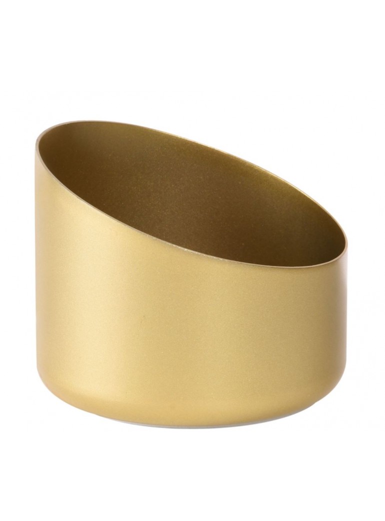 Žvakidė Plate Metal 70x85 mm Gold