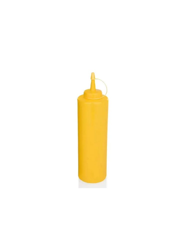 Dispenseris padažams 0,7 l plastikinis geltonas Dispenseris padažams 0,7 l plastikinis geltonas