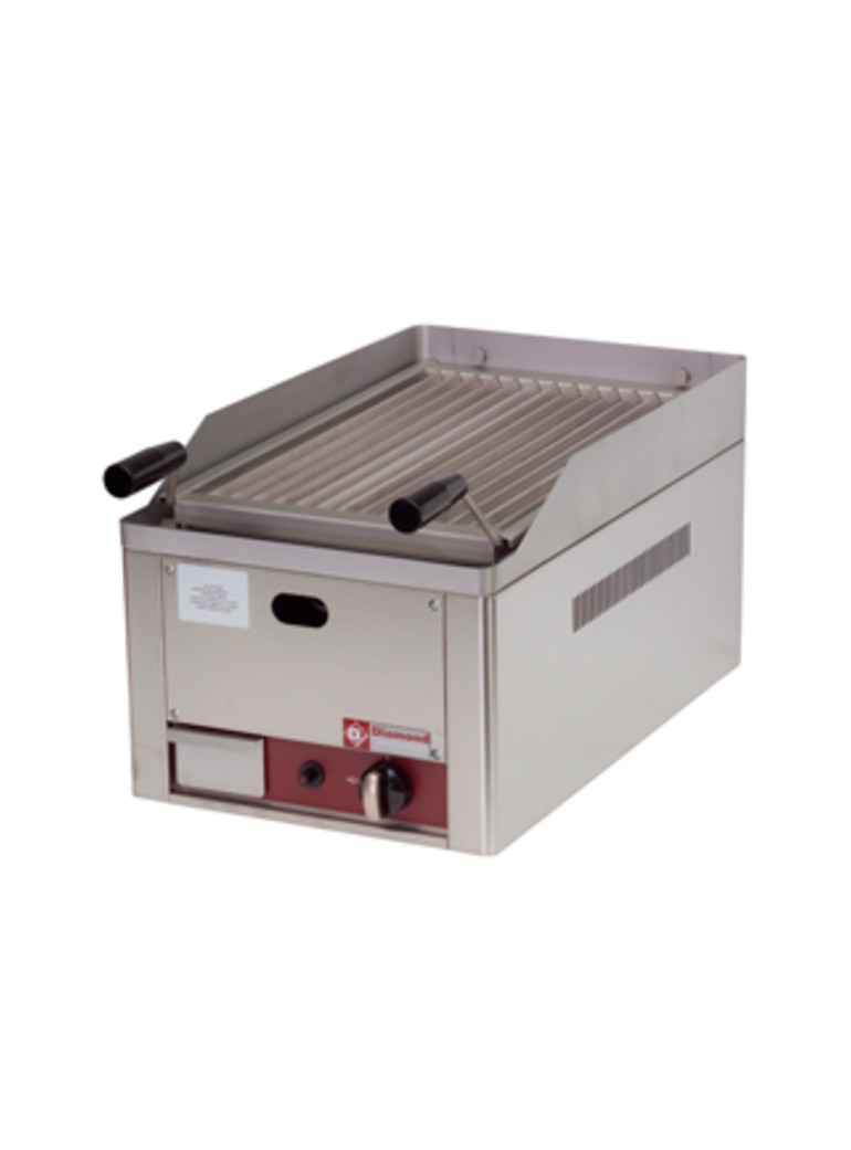 Diamond lava stone grill