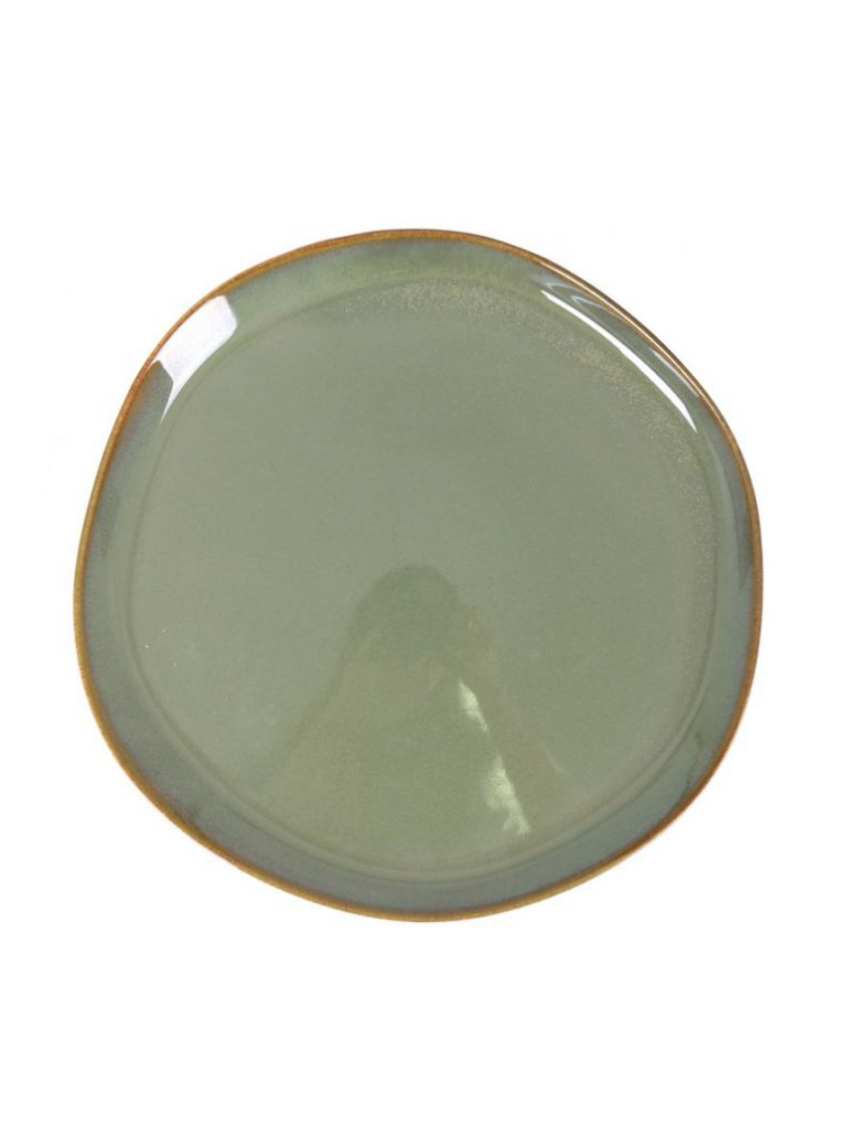 Lėkštė 28cm. Plato llano Duomo verde.