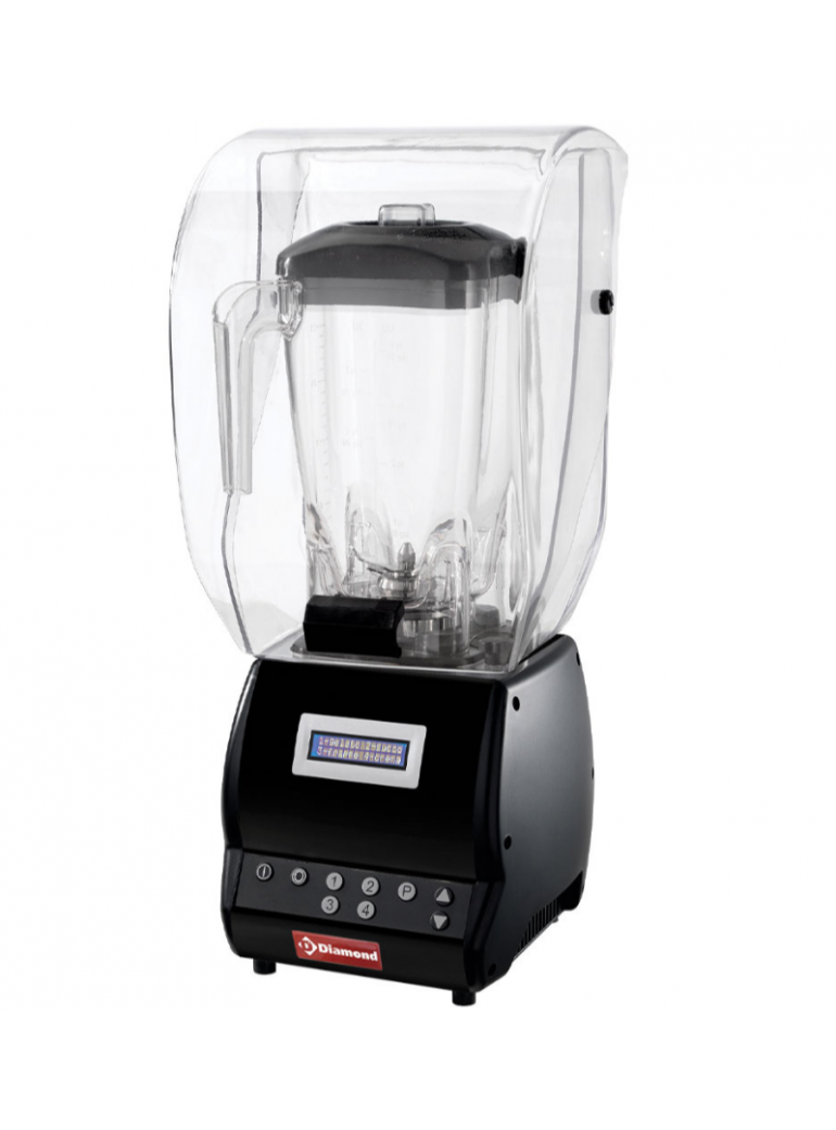 Diamond bar whisk - blender (2l), with sound insulation hood, programmable